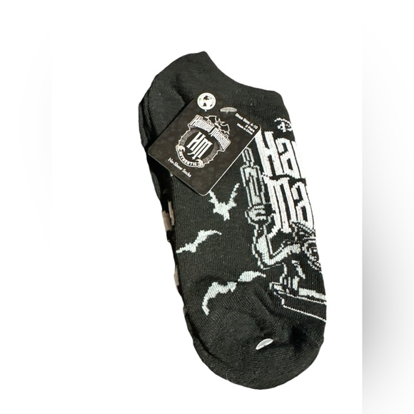 NEW 2 Pair Disney Haunted Mansion No Show Socks 4-10 Disneyland Parks Authentic - Picture 1 of 4